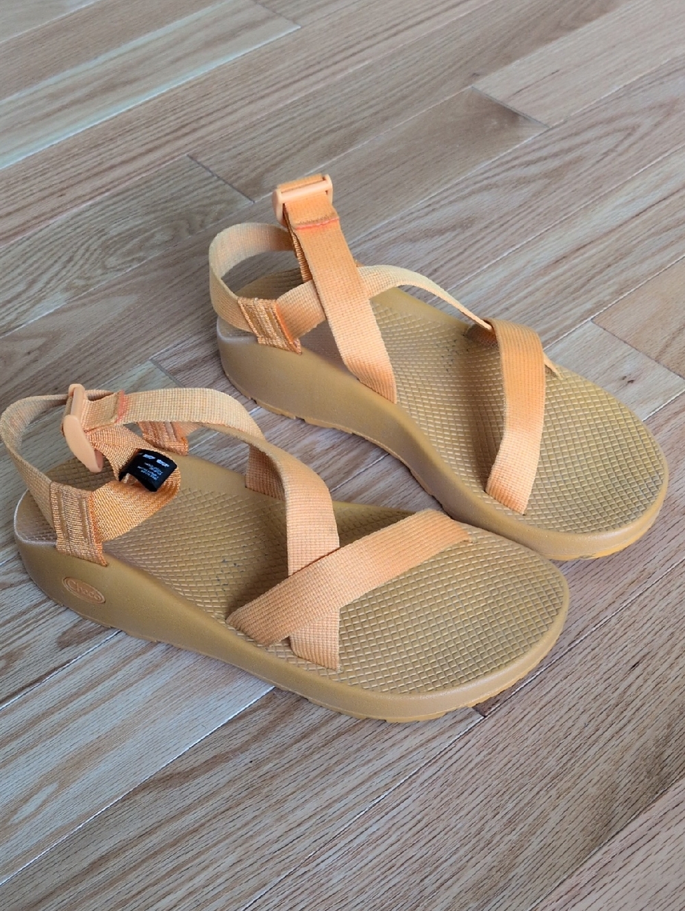 Orange Chaco Sandals